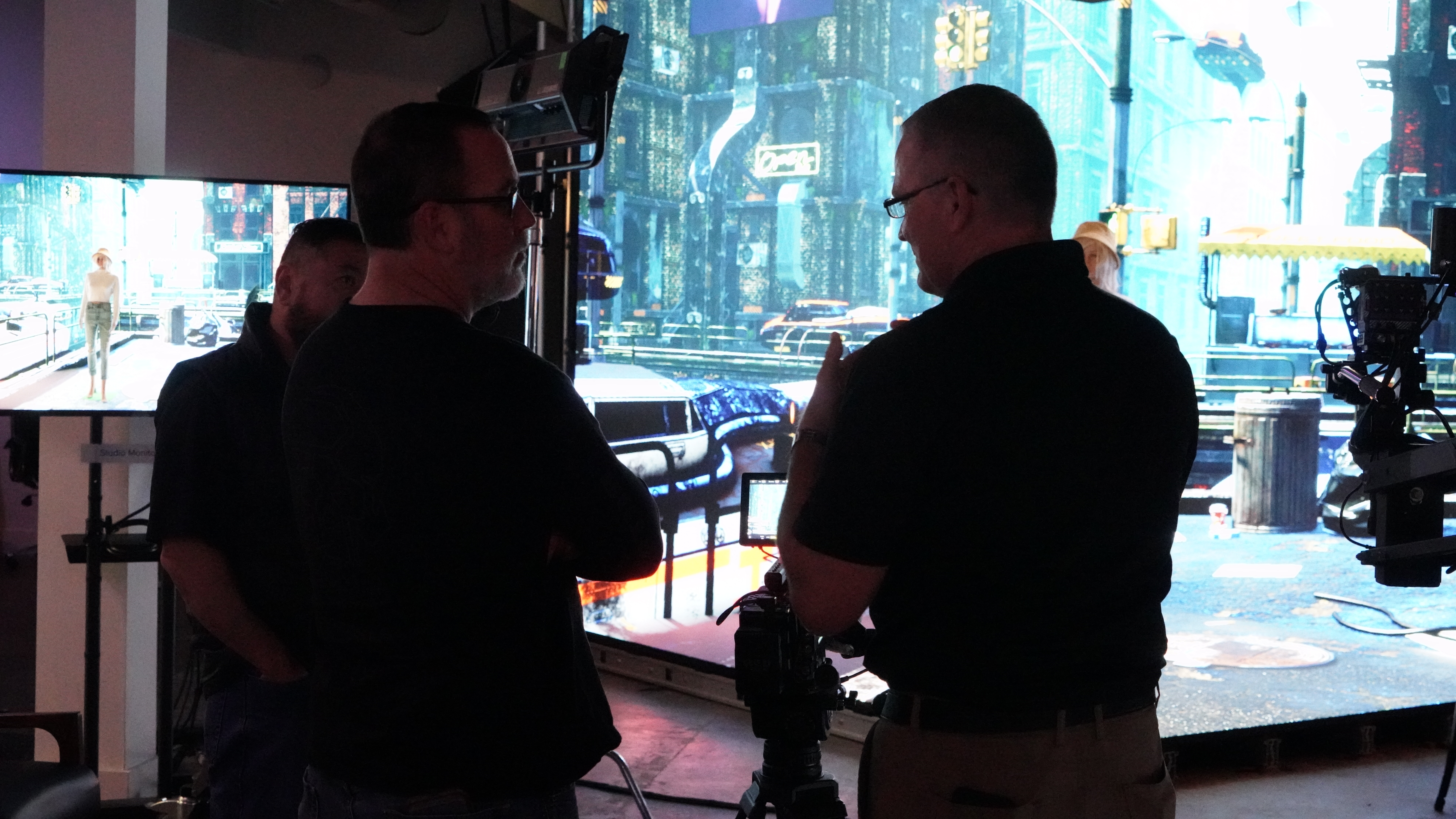 Our on-set virtual production support team helps you optimize your content for final production.